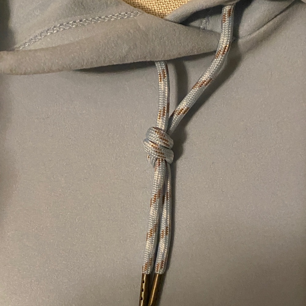 Avalanche Pale Blue Hooded Crew Sweatshirt - Picture 4 of 11